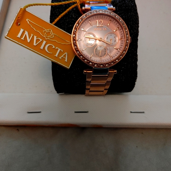 Invicta ladies quartz watch.